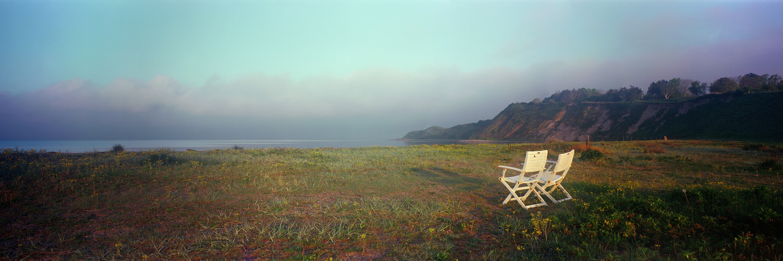 6x17 panoramic photograph of Maarup, Samsø, Denmark