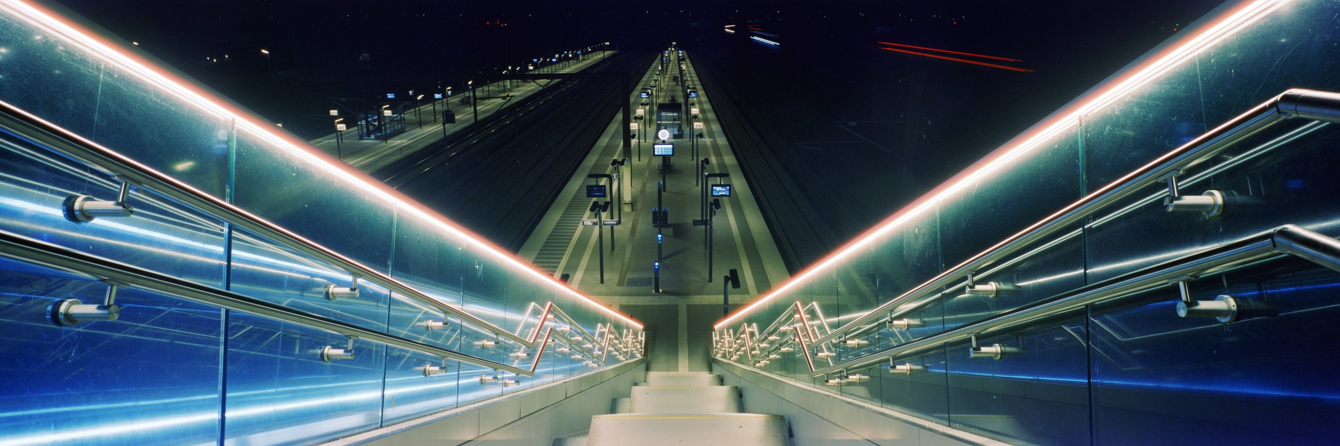 6x17 panoramic photograph of Køge Nord Station, Denmark