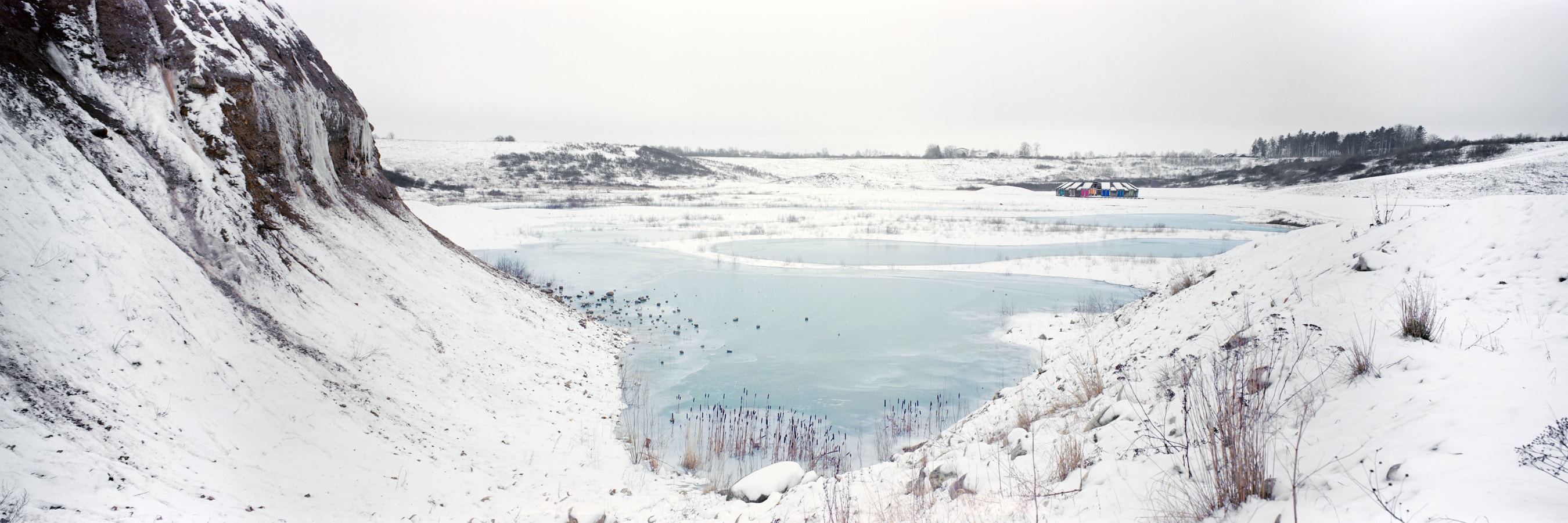 6x17 panoramic photograph of Hedeland, Denmark