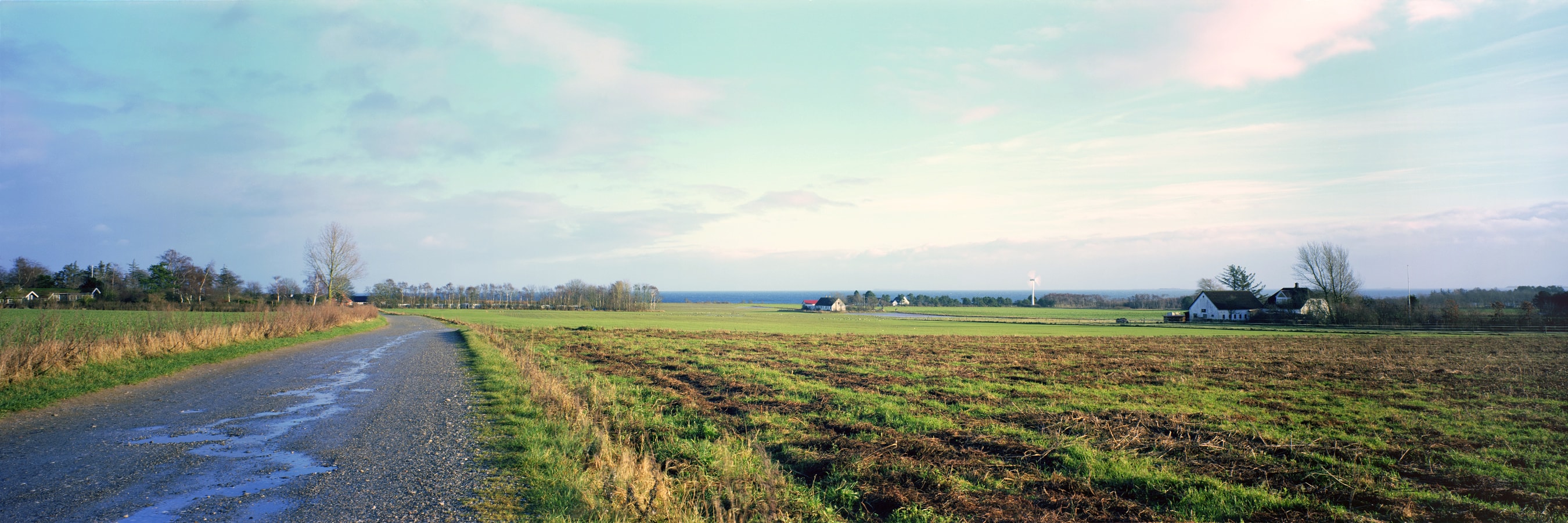 6x17 panoramic photograph of Nordby, Samsø, Denmark