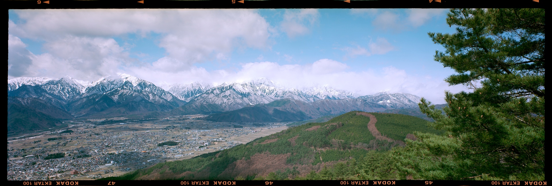 6x17 photograph taken in Omachi, Japan. Taken by Lucas Taylor on the ND 6x17 camera.