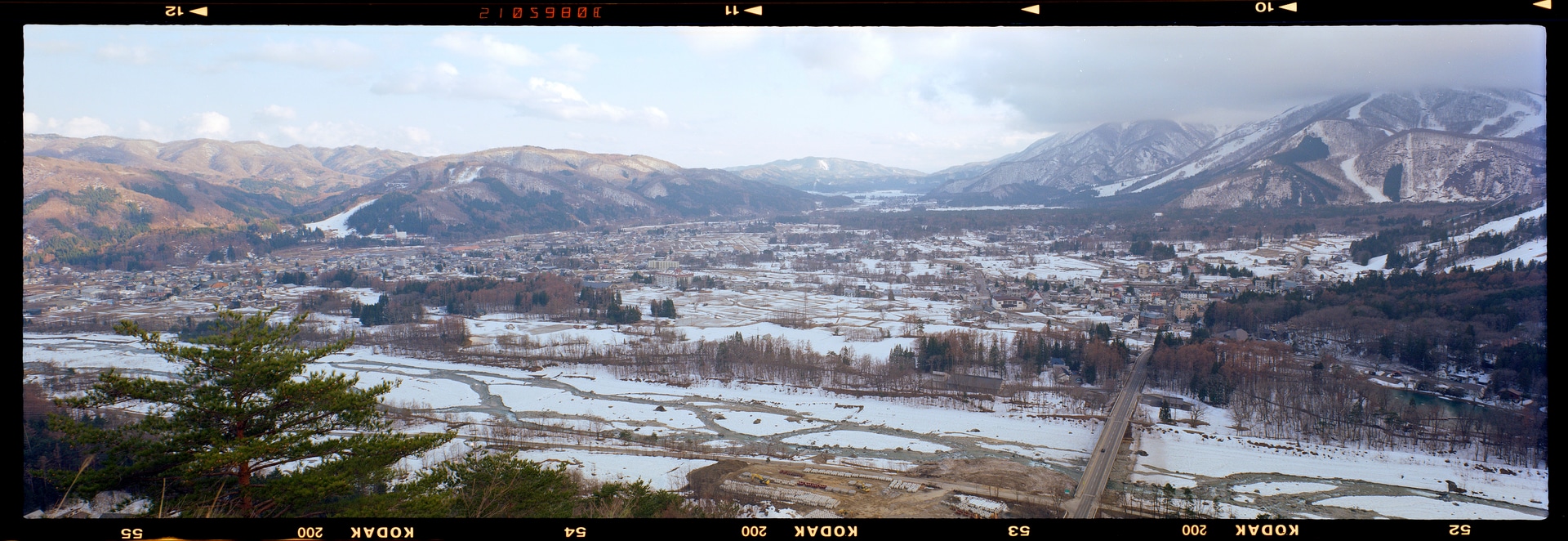 6x17 photograph taken in Hakuba, Japan. Taken by Lucas Taylor on the ND 6x17 camera.