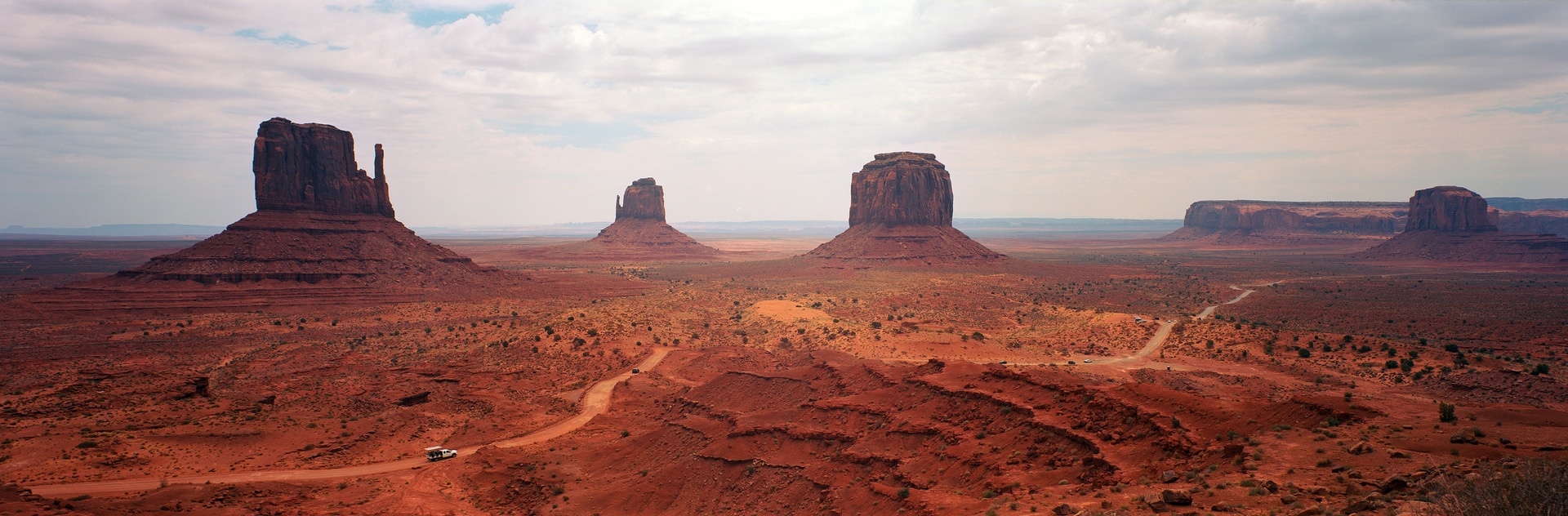 6x17 photograph taken at Monument Valley in Arizona, USA. Taken by Lucas Taylor on the ND 6x17 camera.