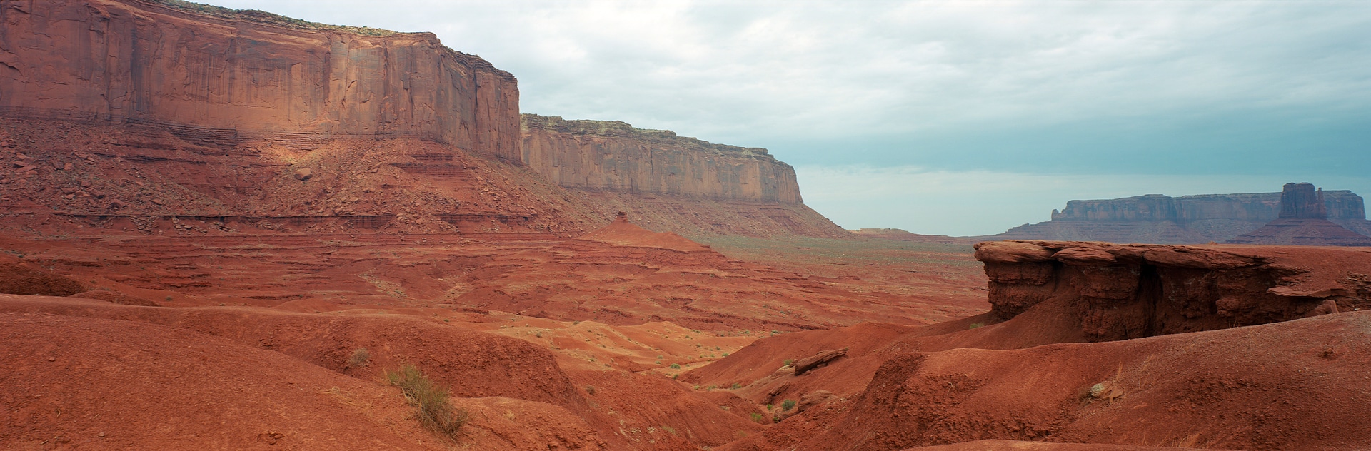 6x17 photograph taken at Monument Valley in Arizona, USA. Taken by Lucas Taylor on the ND 6x17 camera.