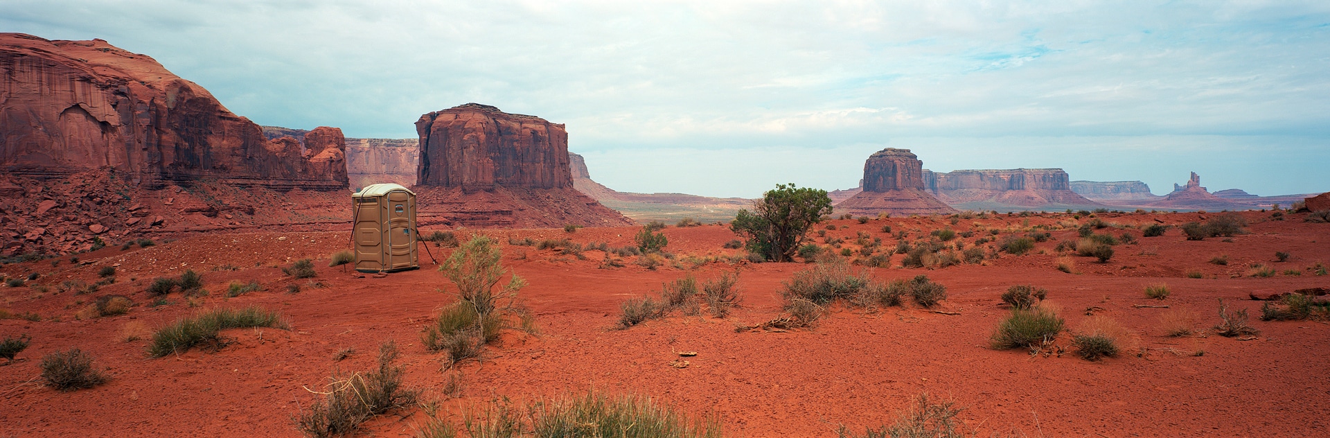 6x17 photograph taken at Monument Valley in Arizona, USA. Taken by Lucas Taylor on the ND 6x17 camera.