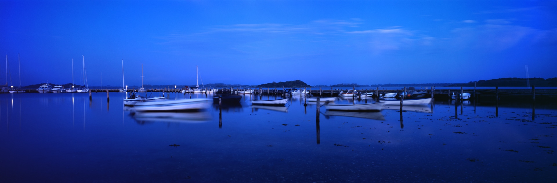 6x17 panoramic photograph taken in Langør, Samsø, Denmark. Taken by Lucas Taylor on the ND 6x17 camera.