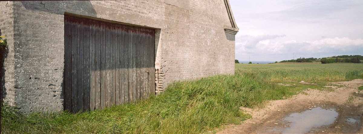 Abandoned building. Taken by Lucas Taylor on a Hasselblad XPan camera.