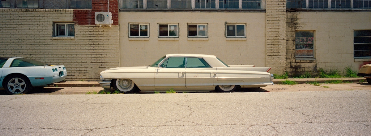 Lowrider in Coalgate, Oklahoma. Taken by Lucas Taylor on a Hasselblad XPan camera.